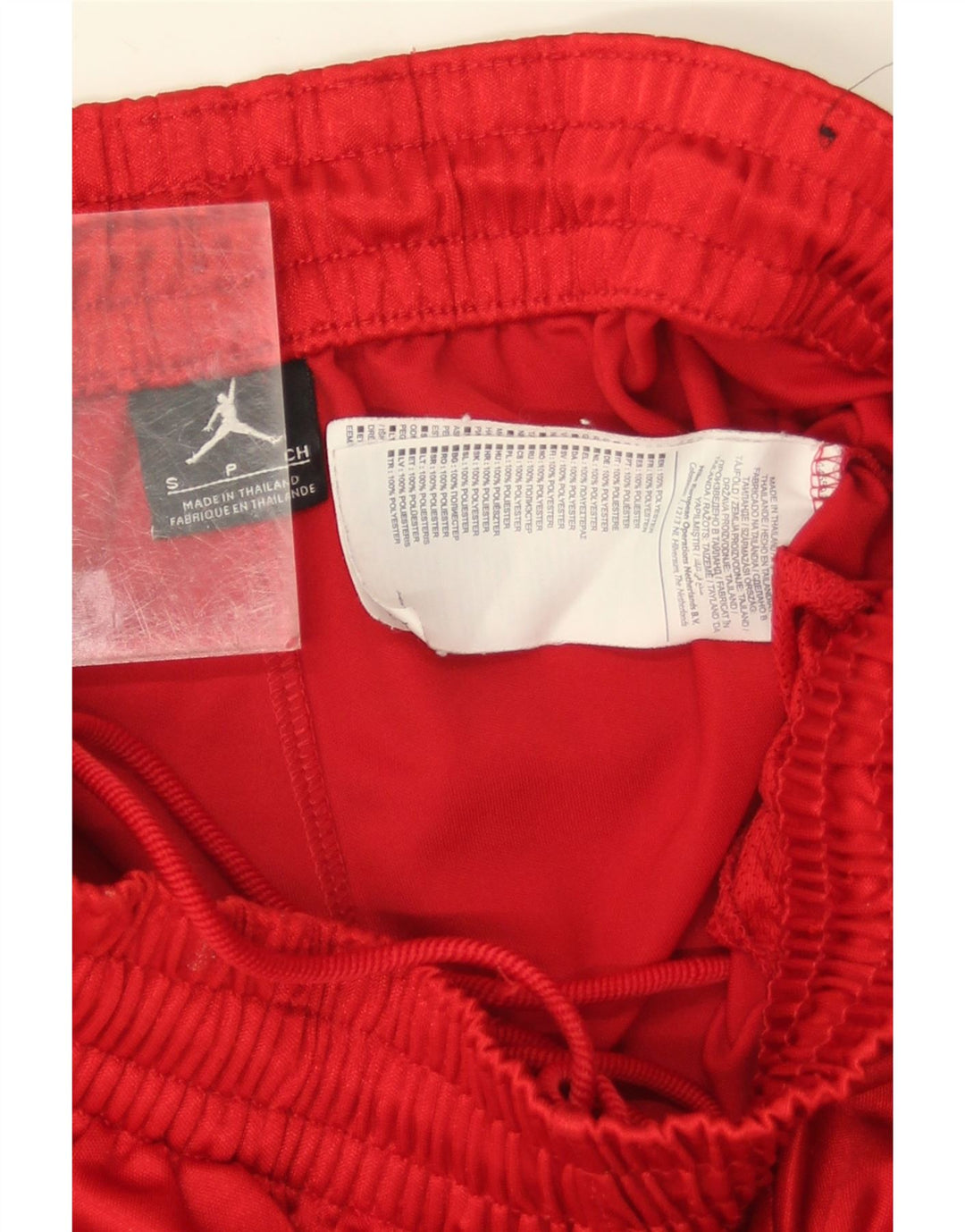 Jordan Short de sport pour homme Petit Rouge Colorblock Polyester
