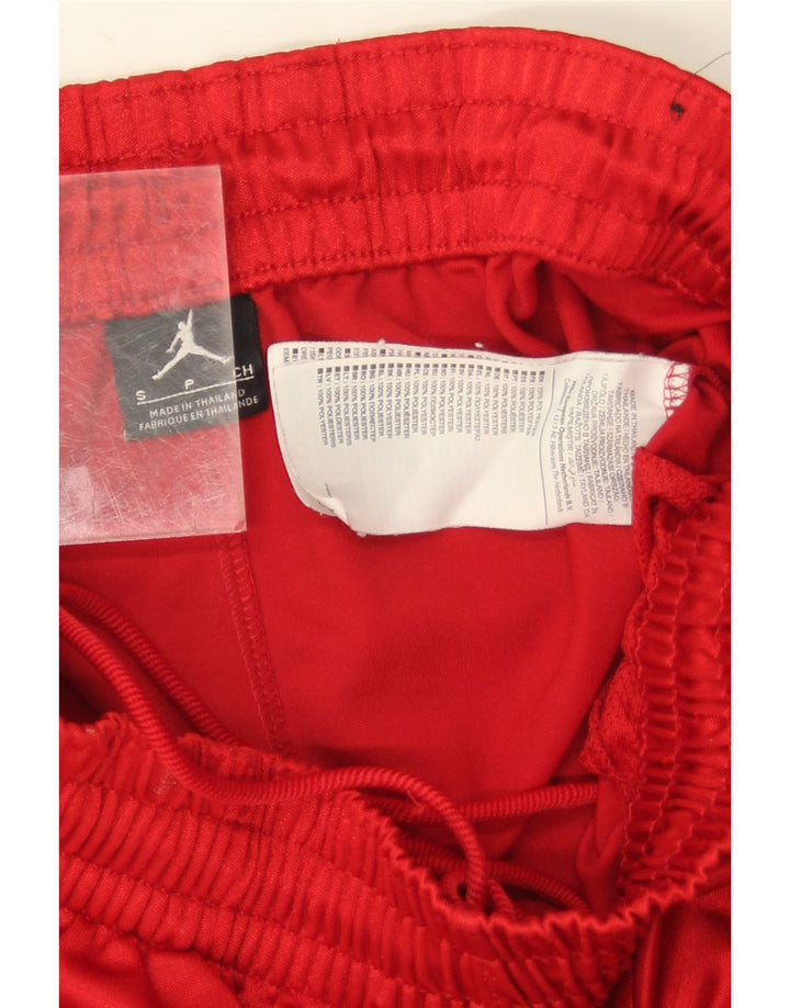 Jordan Short de sport pour homme Petit Rouge Colorblock Polyester