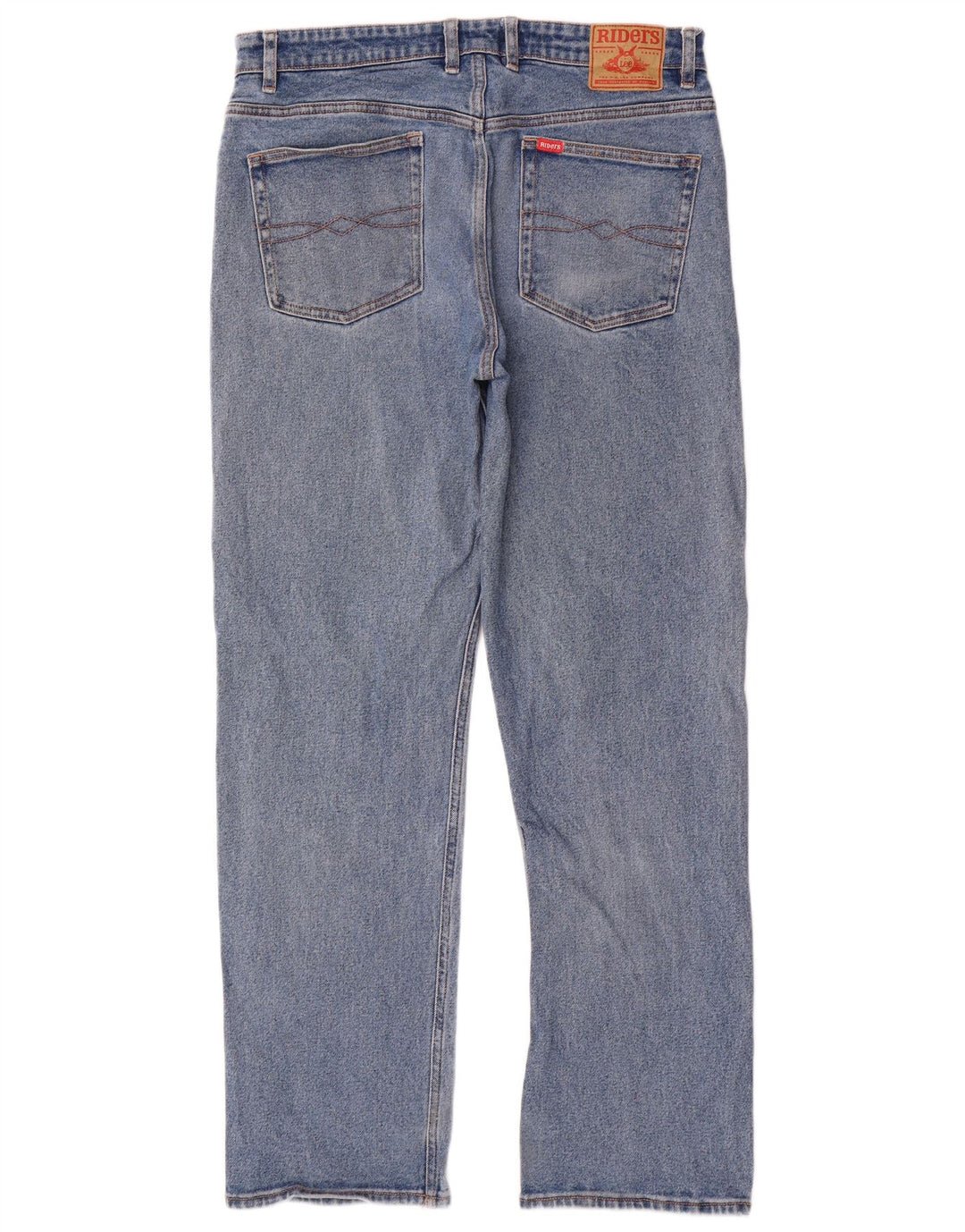 Lee Jean Droit Riders Homme W36 L32 Bleu Coton