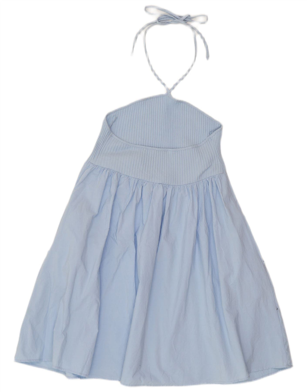 ZARA Robe dos nu pour femme UK 12 Bleu moyen