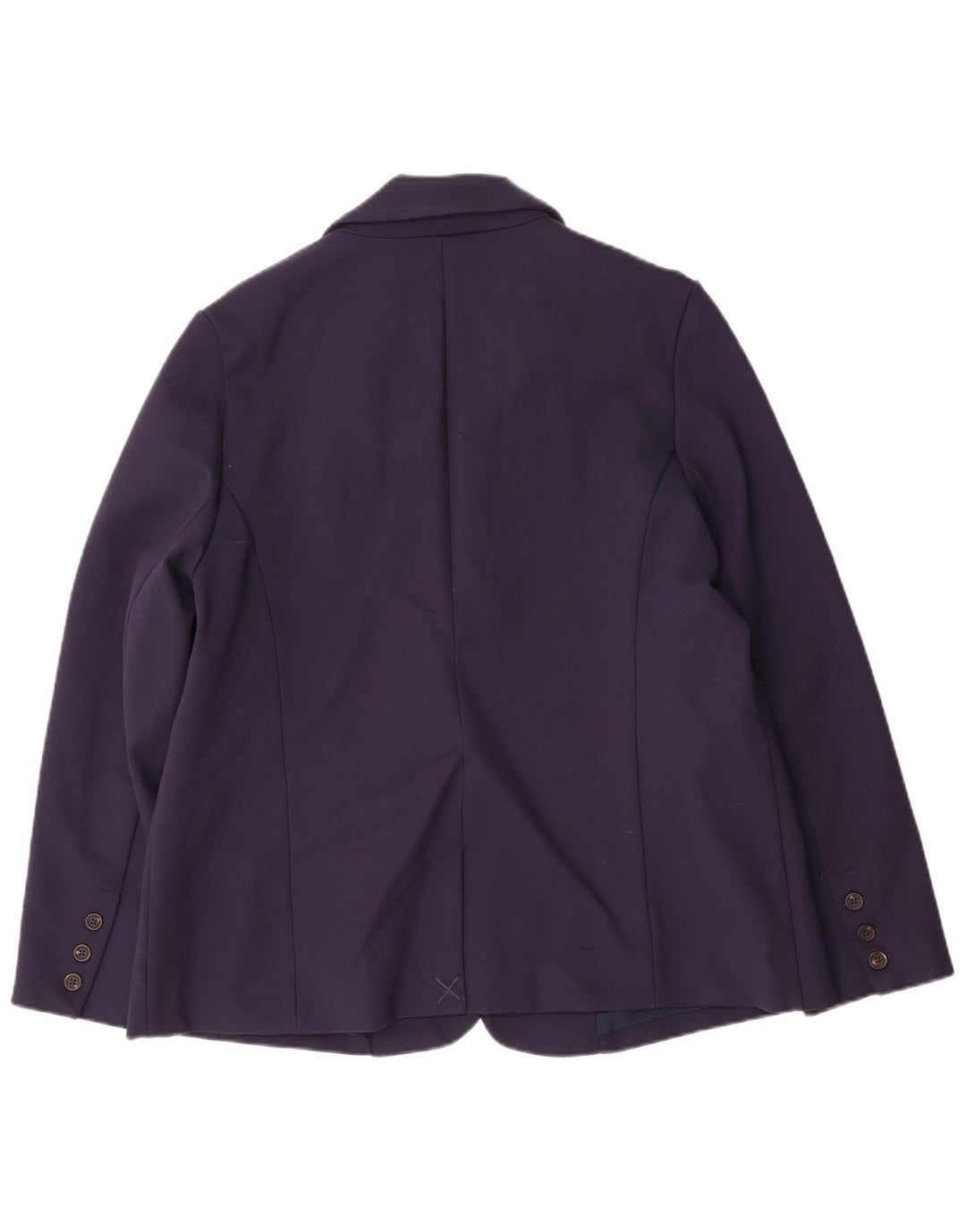 Crew Clothing Veste blazer à 2 boutons pour femme UK 16 Large Bleu marine Viscose