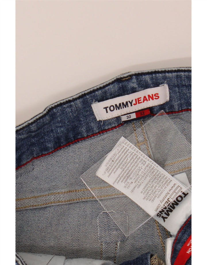 TOMMY HILFIGER Mens Slim Jeans W30 L32 Blue Cotton Vintage Tommy Hilfiger and Second-Hand Tommy Hilfiger from Messina Hembry 