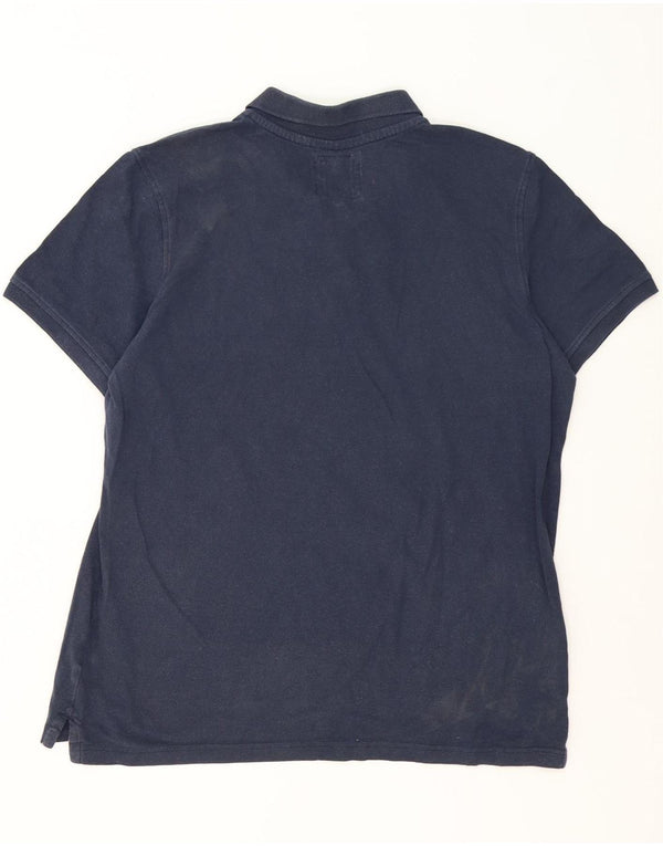 Crew Clothing Polo Homme XL Bleu Marine Coton