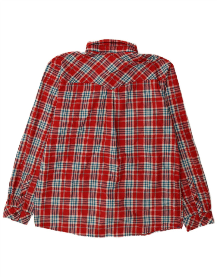 The North Face Chemise en flanelle pour hommes à grands carreaux rouges en polyester