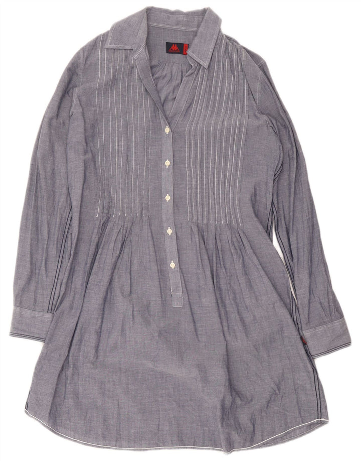 Kappa Robe chemise pull pour femme UK 14 Bleu moyen Coton