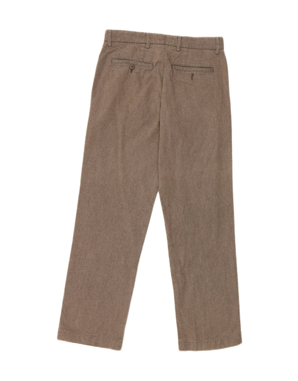 Zara Pantalon Chino Droit Homme EU 40 Medium W31 L30 Gris Polyester