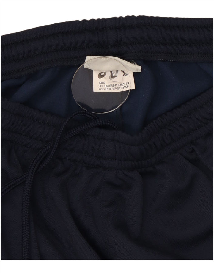 Asics Pantalon De Survêtement Homme Large Bleu Marine Colorblock Polyester