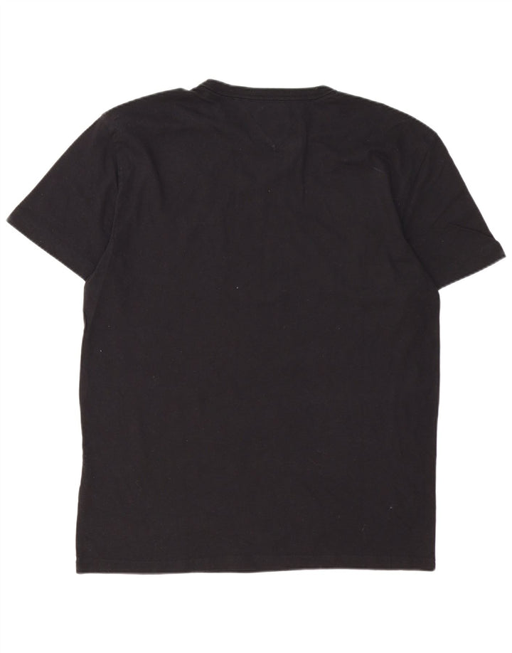 Tommy Hilfiger T-Shirt Homme Noir Moyen Coton
