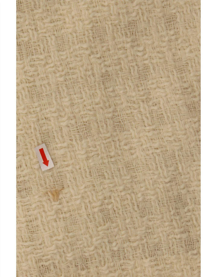 Pardessus exclusif pour femme UK 10 petit carreaux blanc cassé
