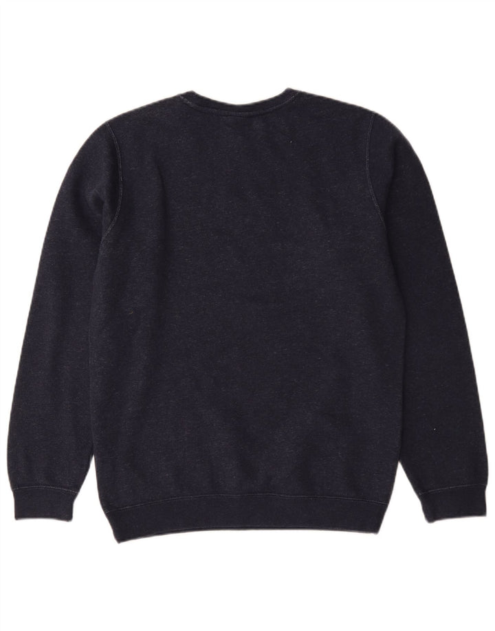 Nike Sweat-shirt pour homme en coton bleu marine Taille S