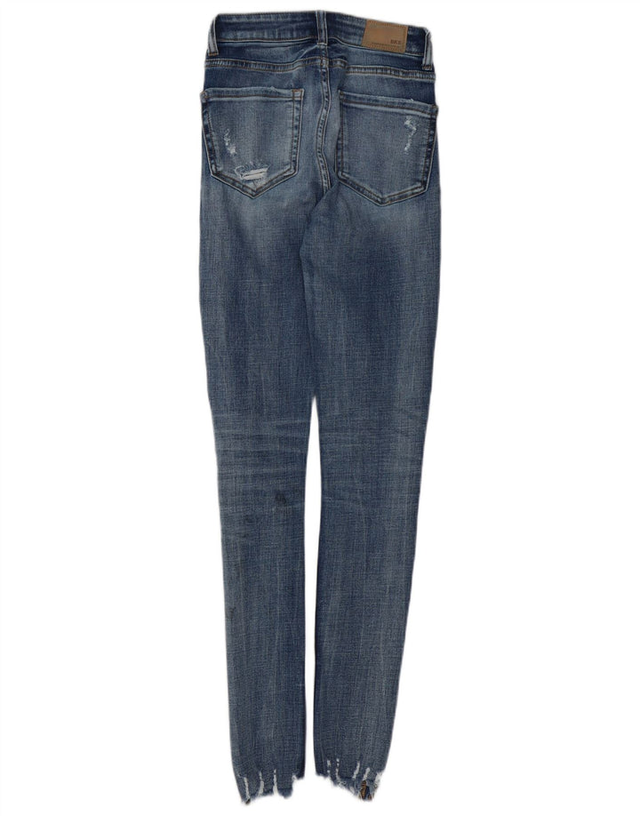BKE Femmes Billie Distressed Slim Fit Jean Skinny W23 L29 Bleu Coton