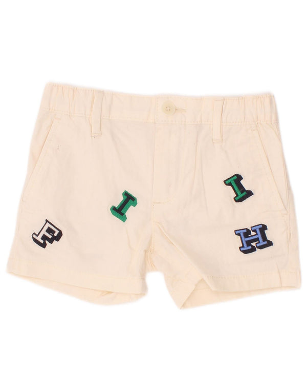 Tommy Hilfiger Short chino graphique bébé garçon 12-18 mois W20 coton beige