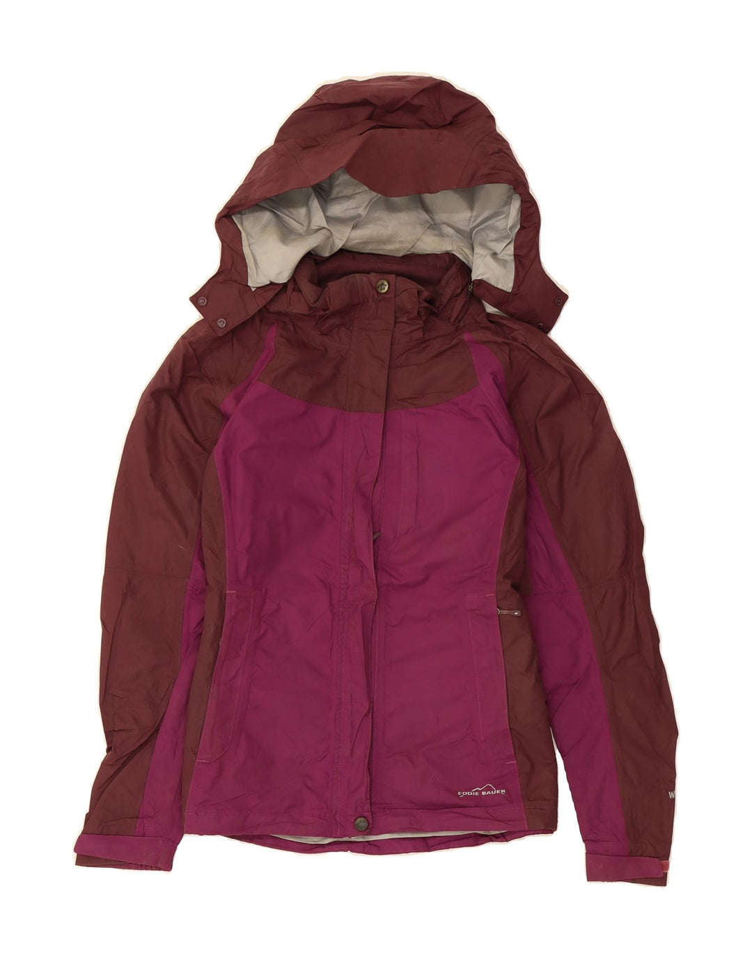 EDDIE BAUER Womens Weather Edge Windbreaker Jacket UK 10 Small Purple Vintage Eddie Bauer and Second-Hand Eddie Bauer from Messina Hembry 