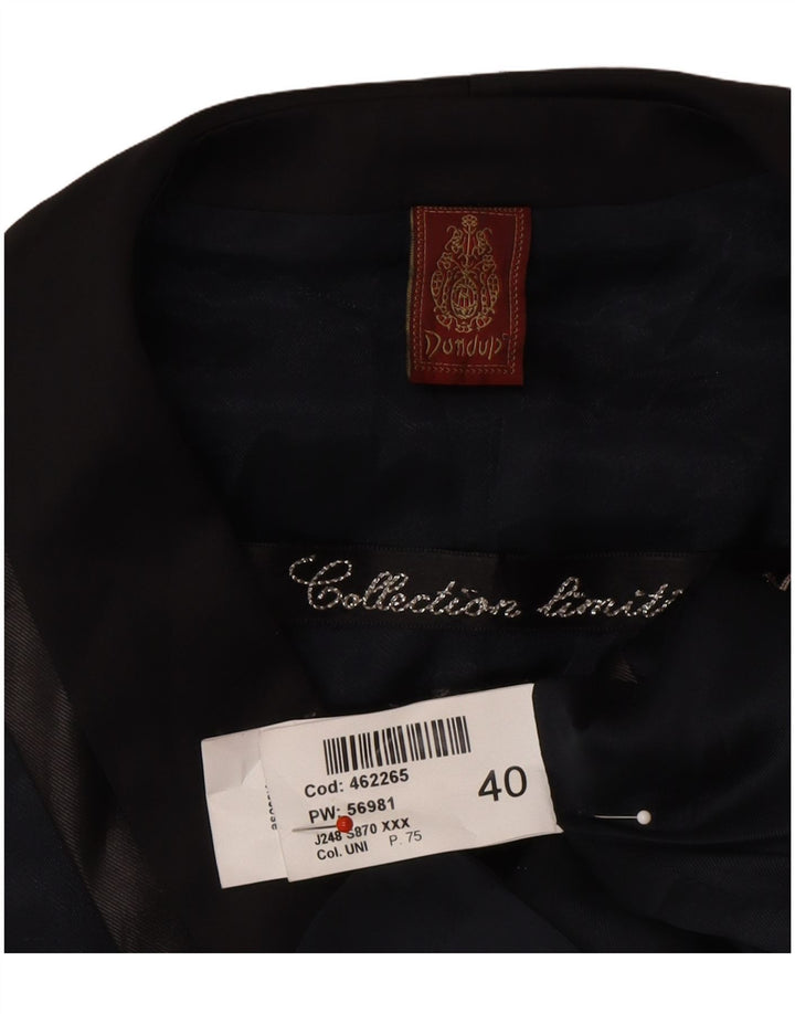 DONDUP Womens Waistcoat EU 40 Medium Black Colourblock Polyester