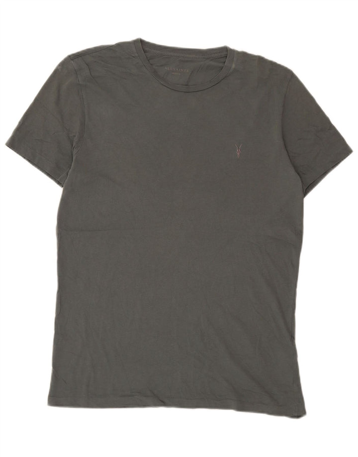 All Saints T-Shirt Homme Vert Moyen Coton