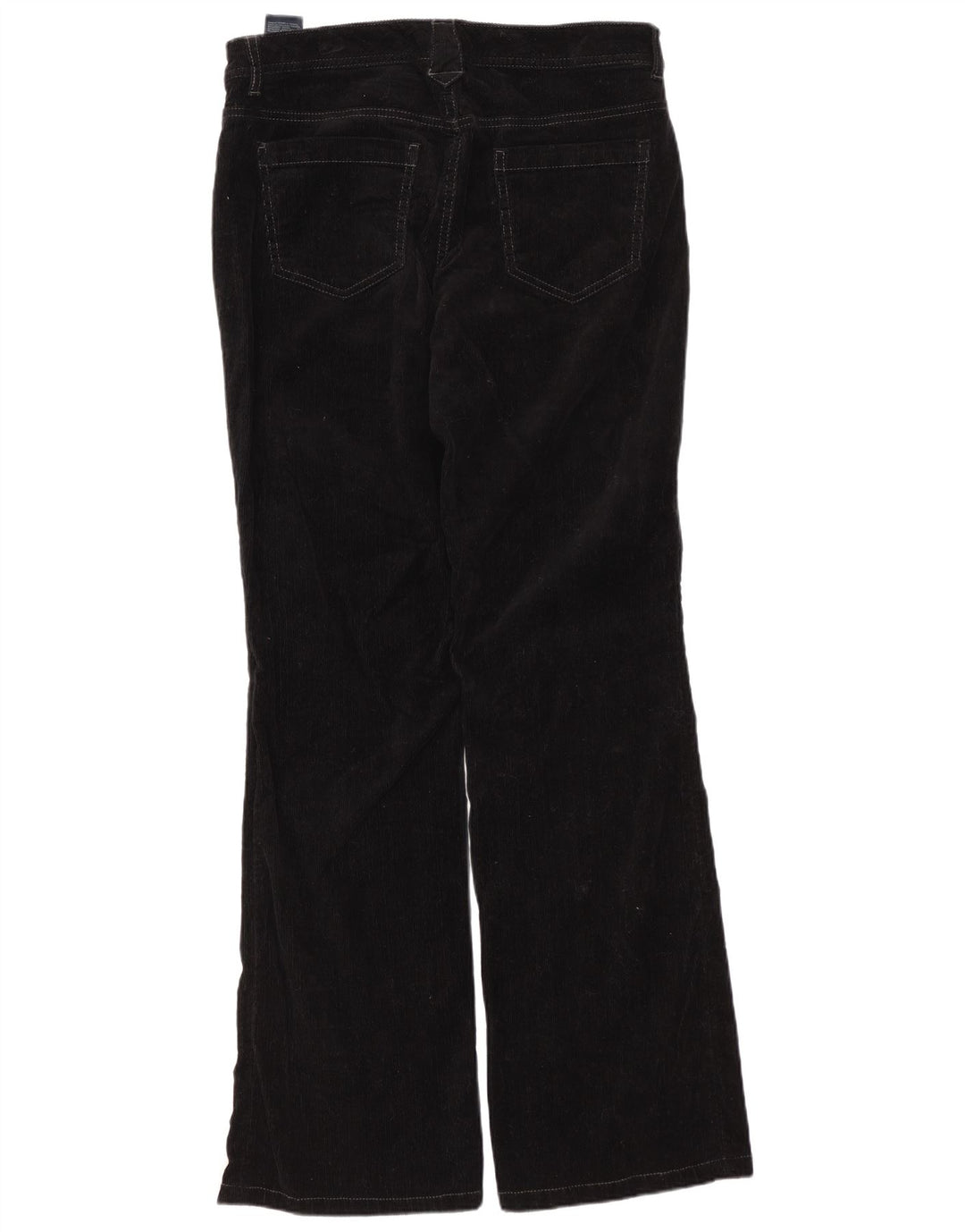 Tommy Hilfiger Pantalon droit en velours côtelé pour femme US 6 Medium W30 L32 Noir