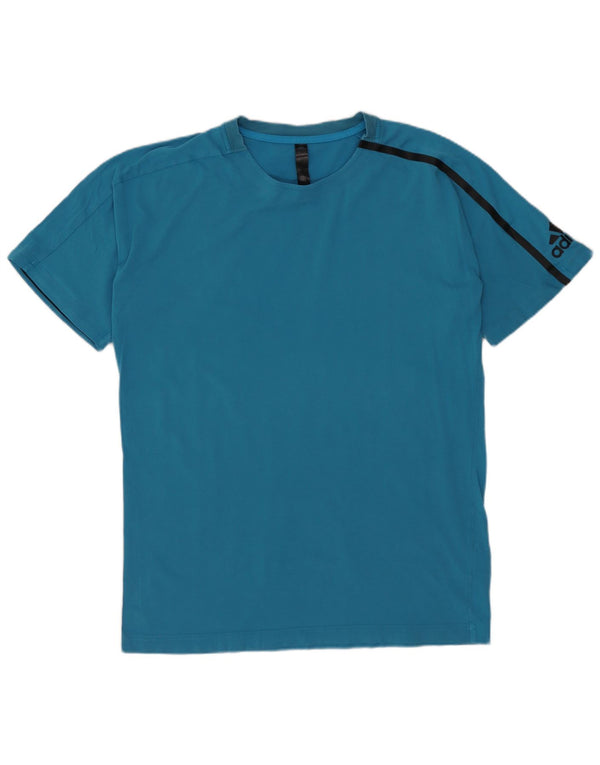 ADIDAS T-Shirt Homme Petit Bleu Coton