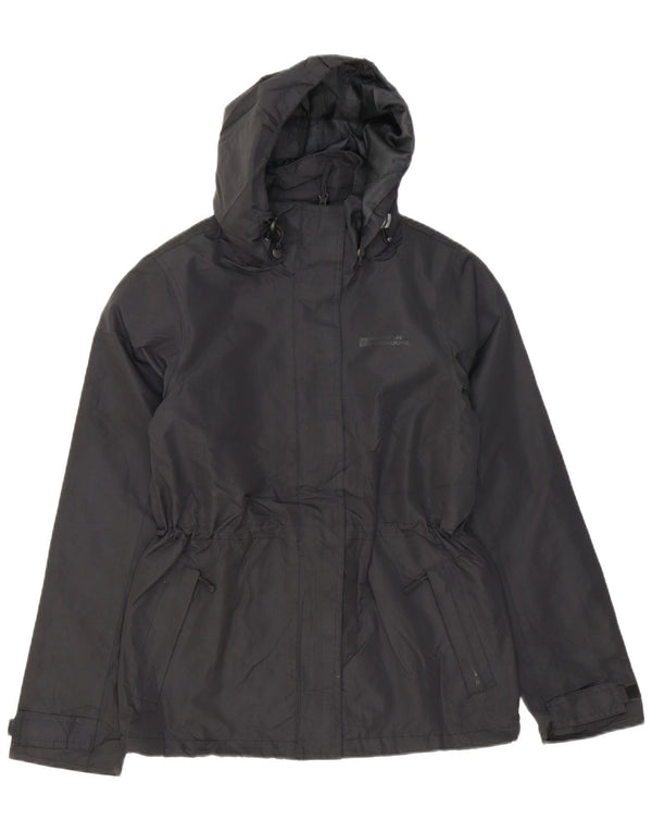 Mountain Warehouse Veste de pluie à capuche pour femme UK 6 XS Noir Polyester