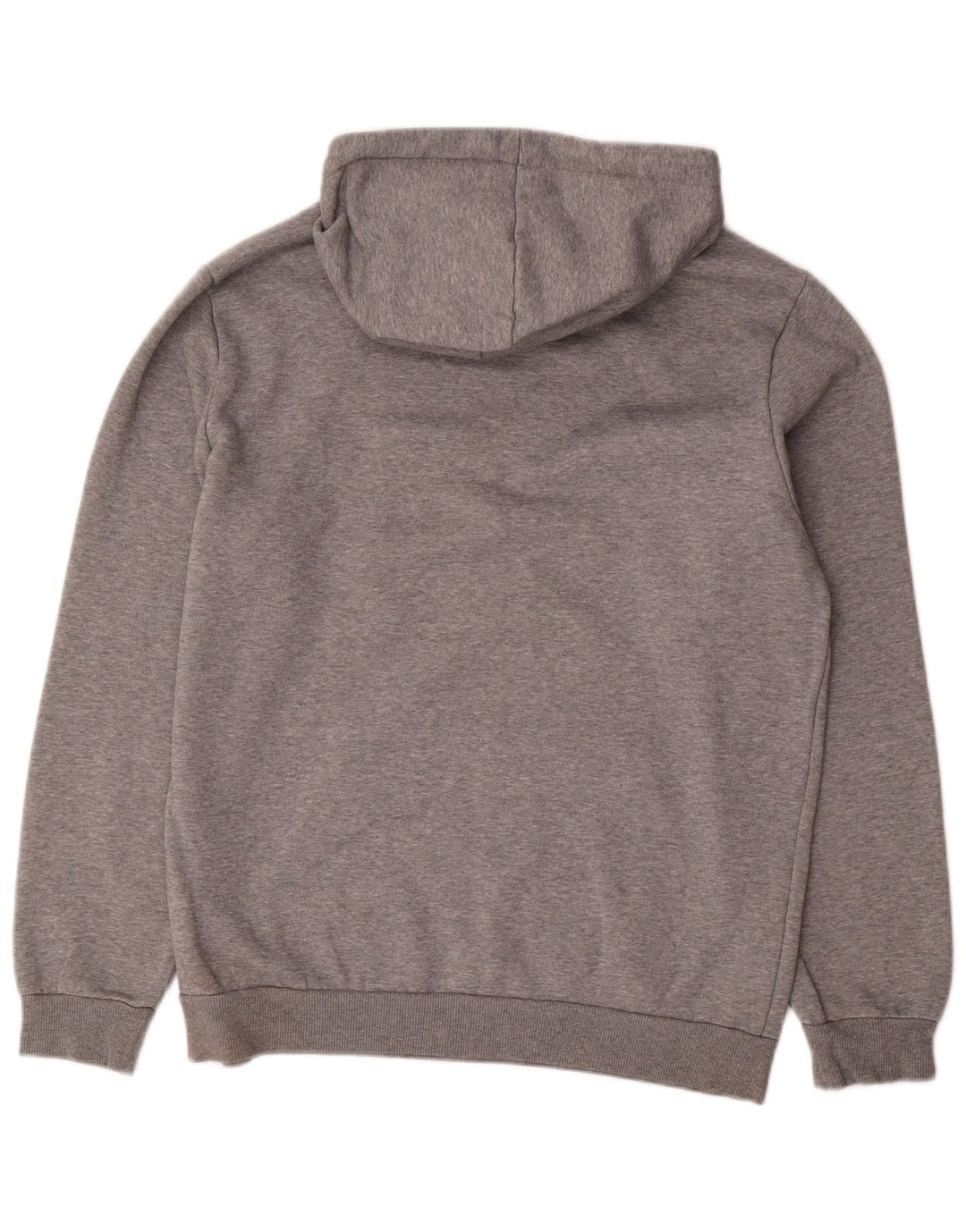 PUMA Pull à Capuche Graphique Homme Gris Moyen Coton