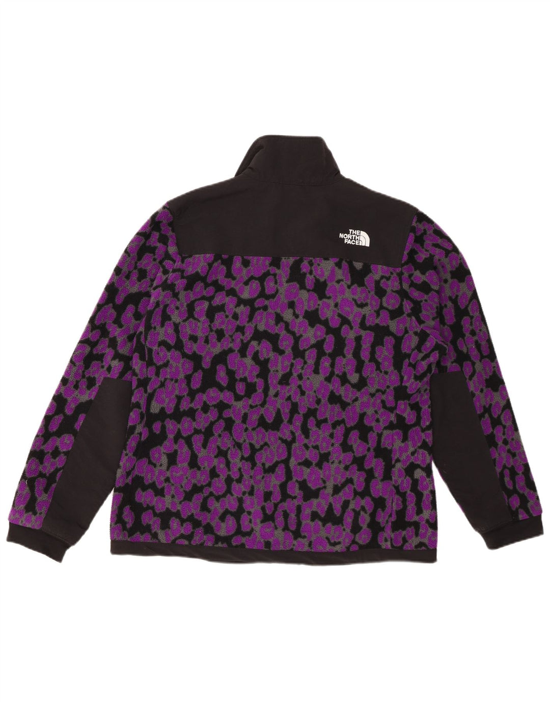 THE NORTH FACE Veste polaire pour femme UK 16 Grand imprimé animal violet