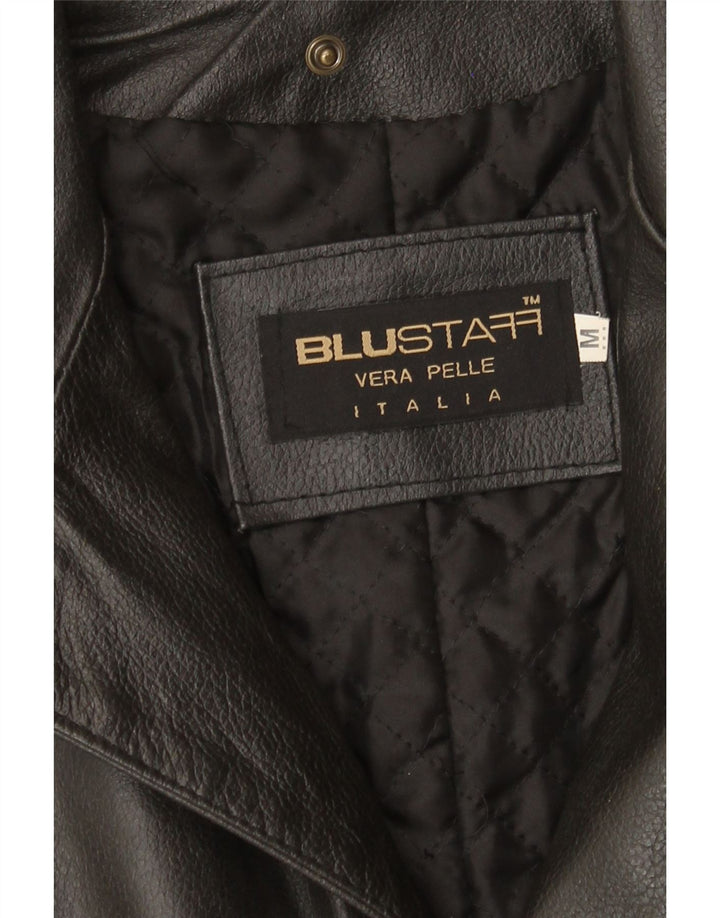 Blustaff Manteau en cuir pour homme UK 38 Cuir noir moyen