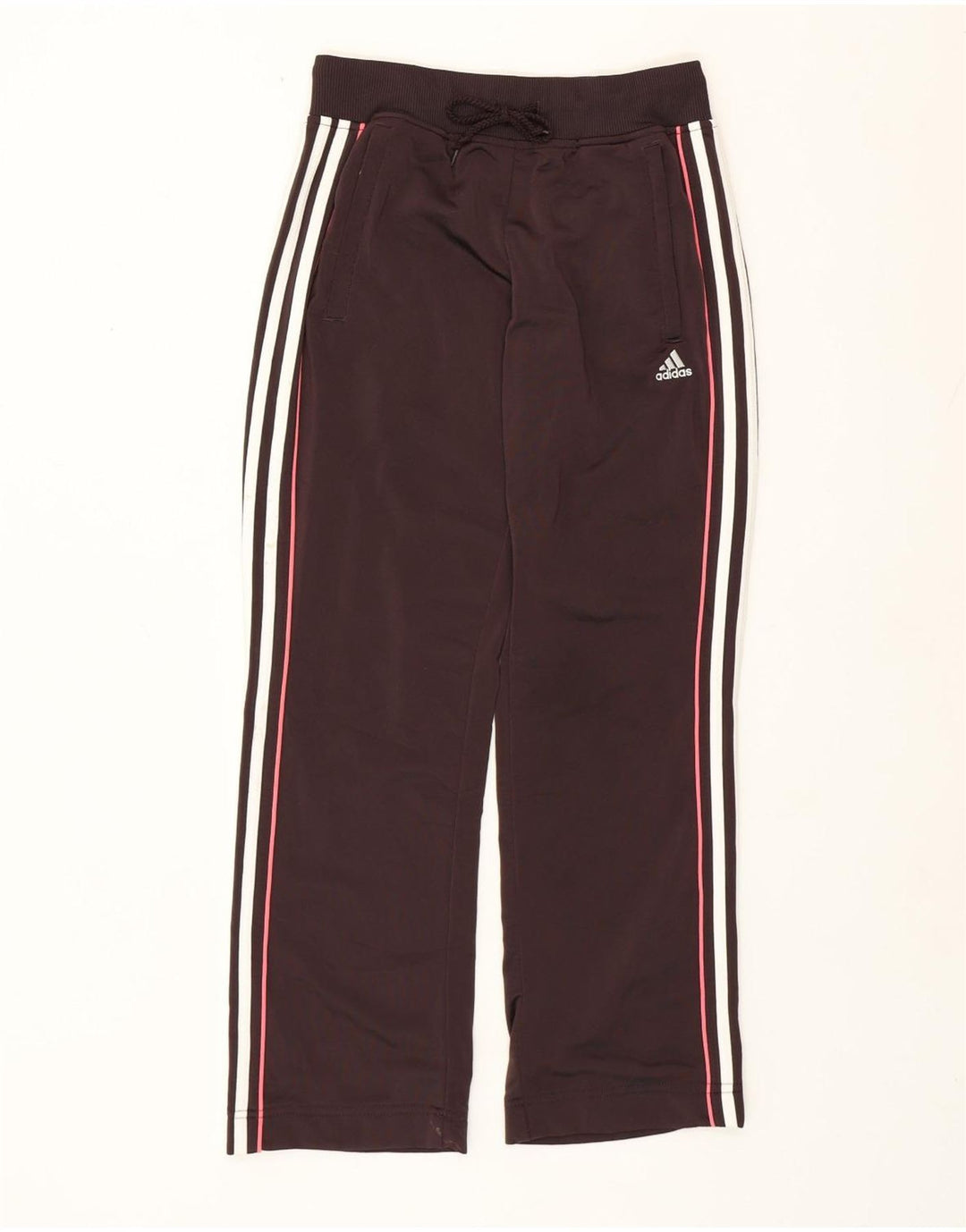 Adidas Pantalon de survêtement pour femme UK 12 Marron moyen Polyester