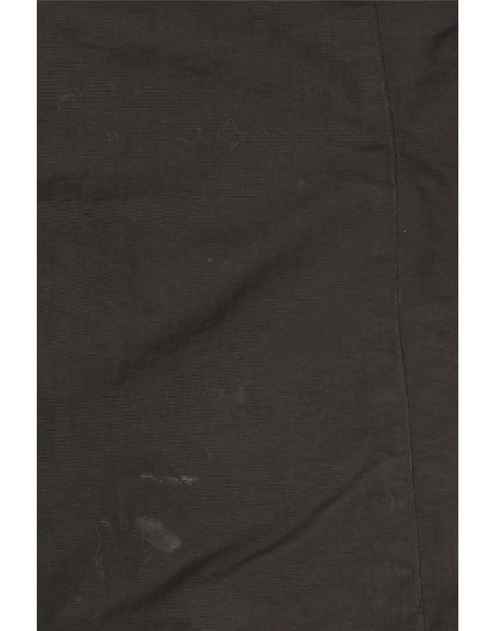 Superdry Parka à capuche pour femme UK 12 Medium Noir Nylon