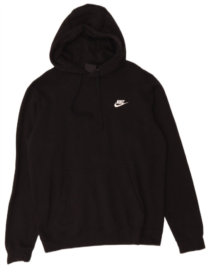Nike Pull à capuche pour homme en coton noir moyen