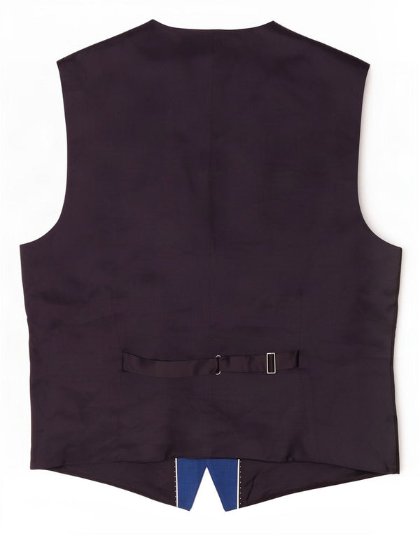 Ben Sherman Gilet Homme Petit Bleu Colorblock Laine