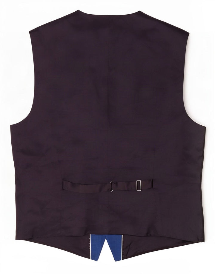 Ben Sherman Gilet Homme Petit Bleu Colorblock Laine