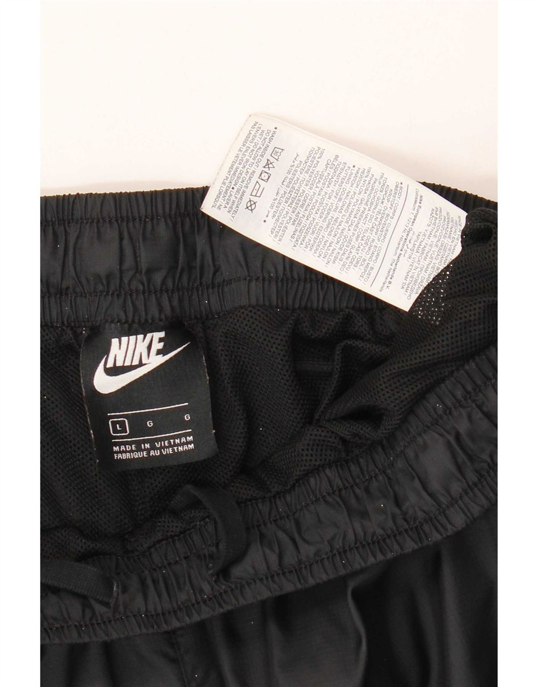 Nike Pantalon de survêtement pour homme Large en nylon noir