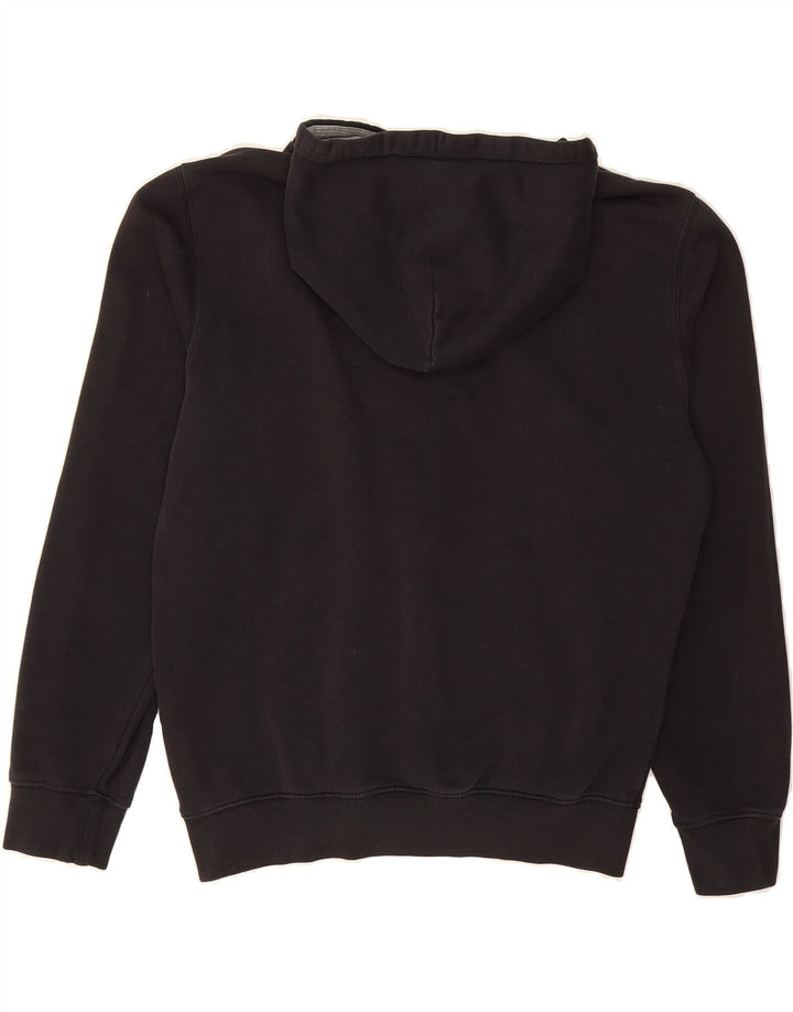 CHAMPION Mens Graphic Hoodie Jumper Medium Black Vintage Champion and Second-Hand Champion from Messina Hembry 