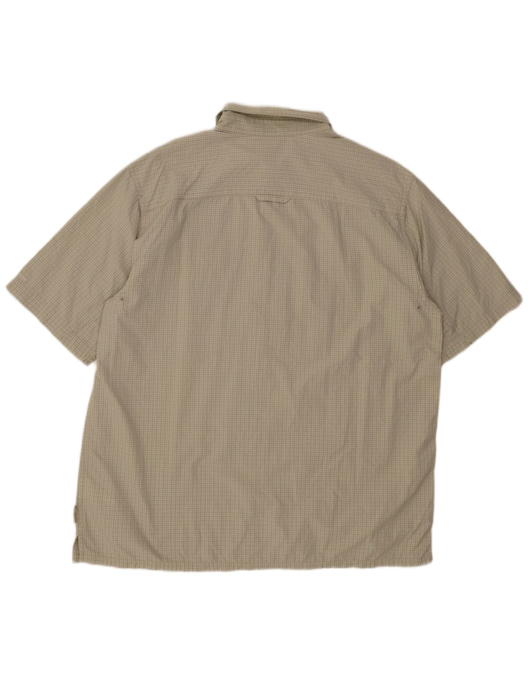 COLUMBIA Chemise à manches courtes Titanium XL pour homme en nylon à carreaux verts