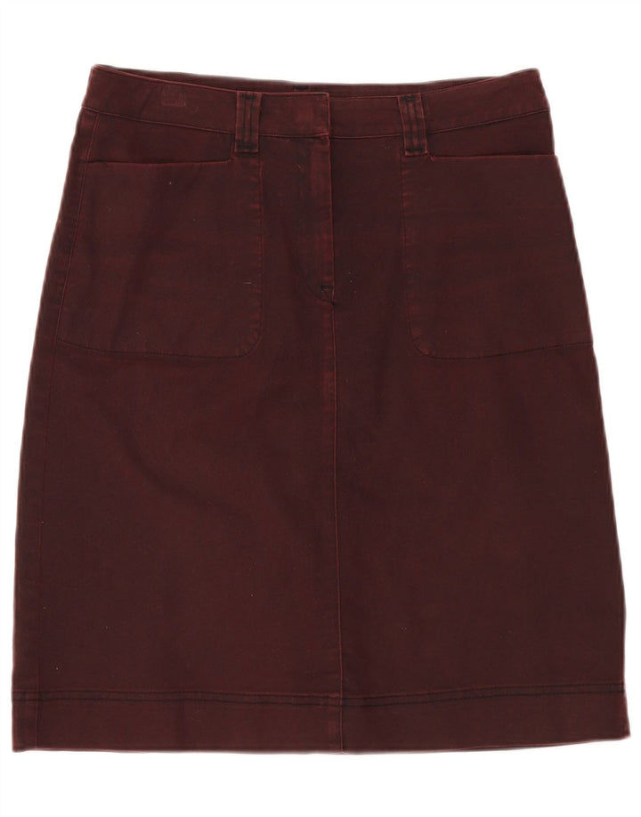 MURPHY & NYE Jupe trapèze W30 en coton bordeaux moyen pour femme