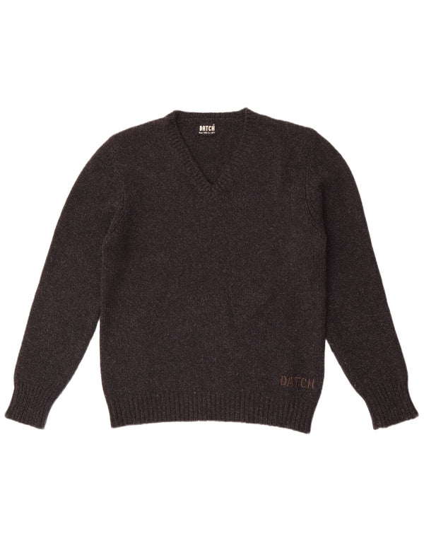 Datch Pull col V Femme UK 18 XL Gris Polyester