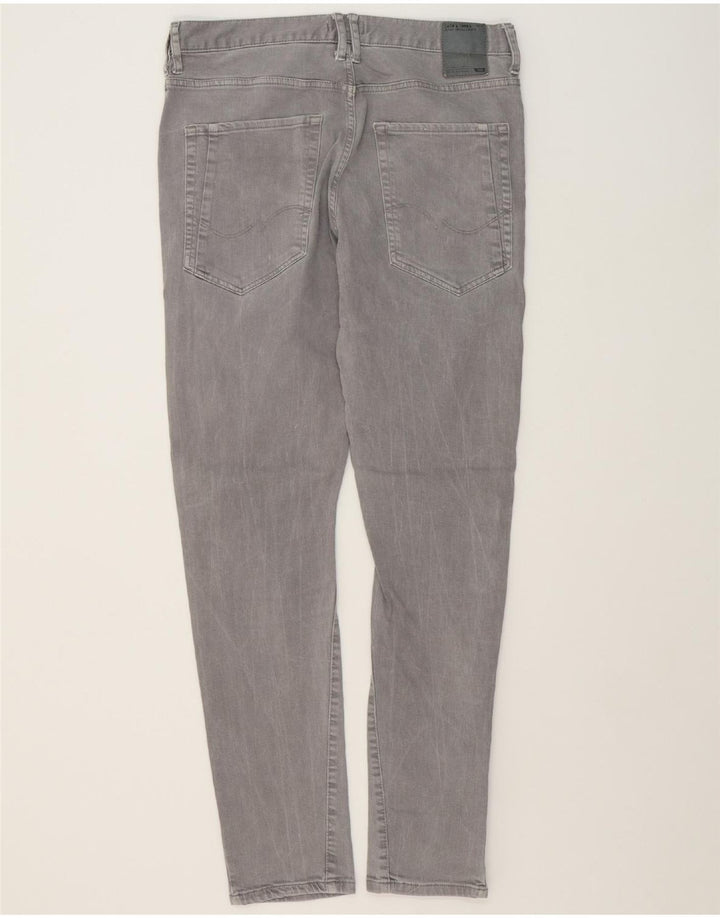 JACK & JONES Mens Slim Jeans W34 L33 Grey Cotton Vintage Jack & Jones and Second-Hand Jack & Jones from Messina Hembry 