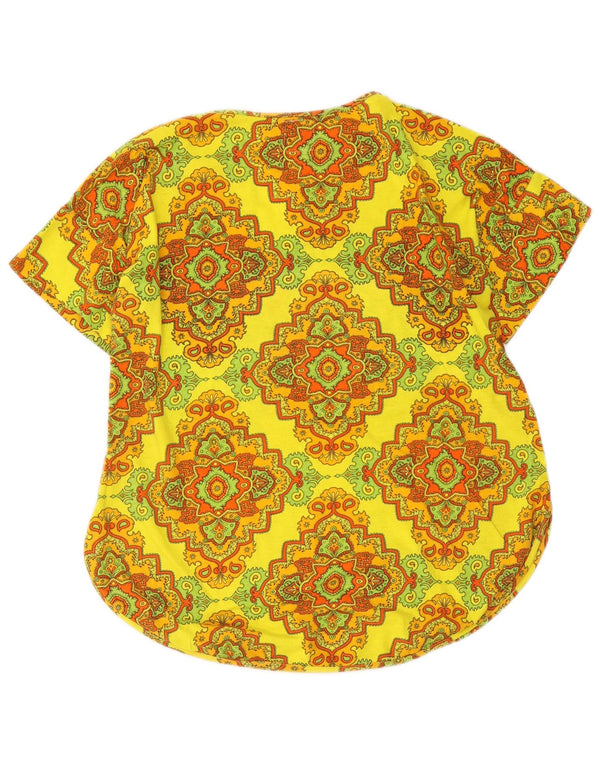 Best Company California Graphic T-Shirt Top UK 18 XL Jaune Ikat