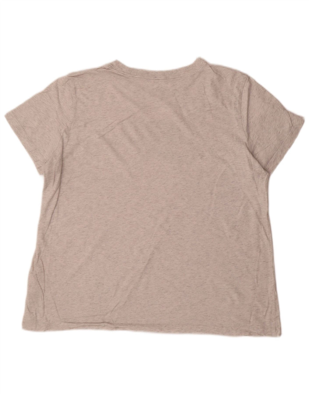 NIKE T-shirt graphique pour femme UK 18 XL Gris chiné en coton