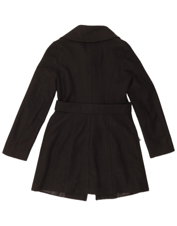 Benetton Pardessus Femme IT 40 Petite Laine Noire