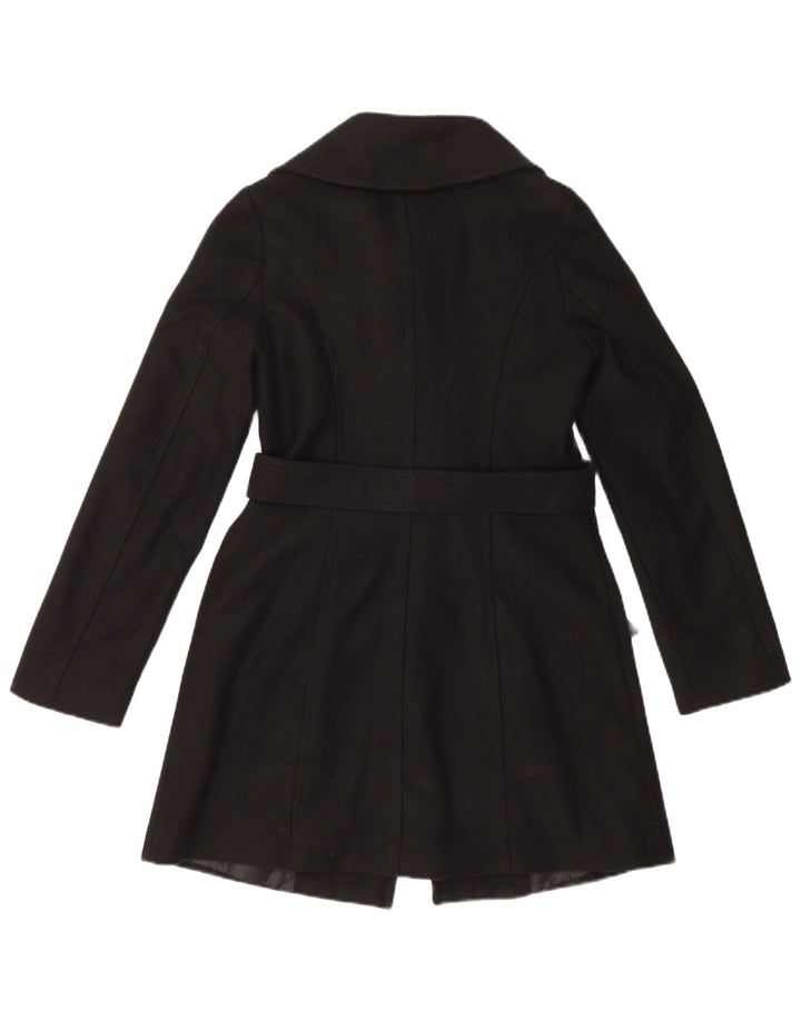 Benetton Pardessus Femme IT 40 Petite Laine Noire
