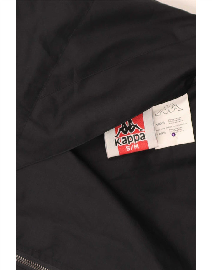 Kappa Veste réversible à capuche pour homme UK 36 Small Noir Polyester