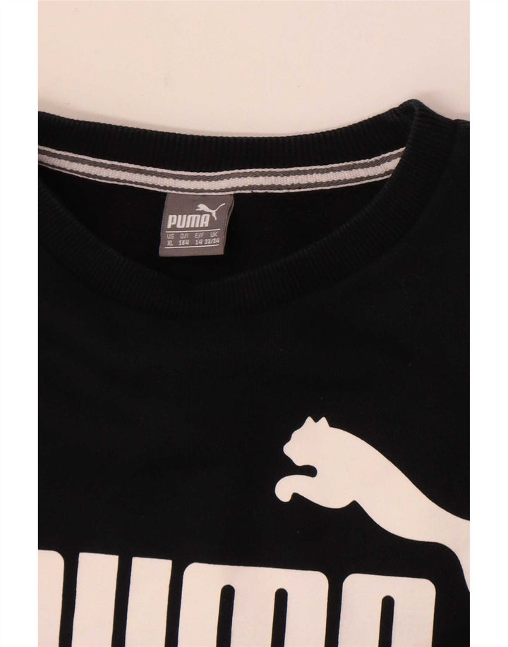Puma Sweat-shirt graphique garçon 13-14 ans Noir