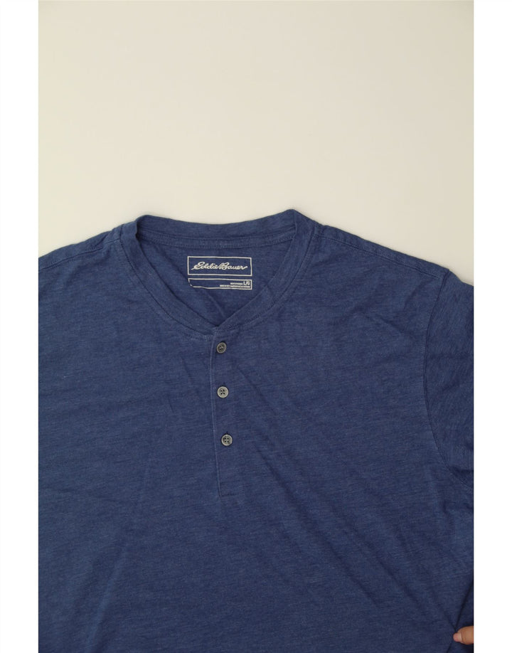 EDDIE BAUER Mens T-Shirt Top Large Blue Cotton Vintage Eddie Bauer and Second-Hand Eddie Bauer from Messina Hembry 