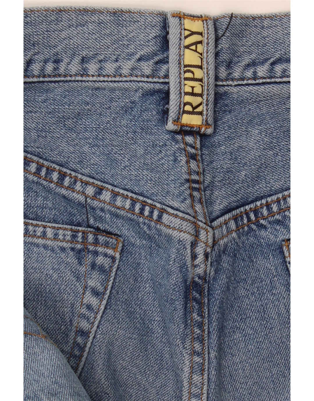 Replay Jean droit homme W33 L35 bleu coton