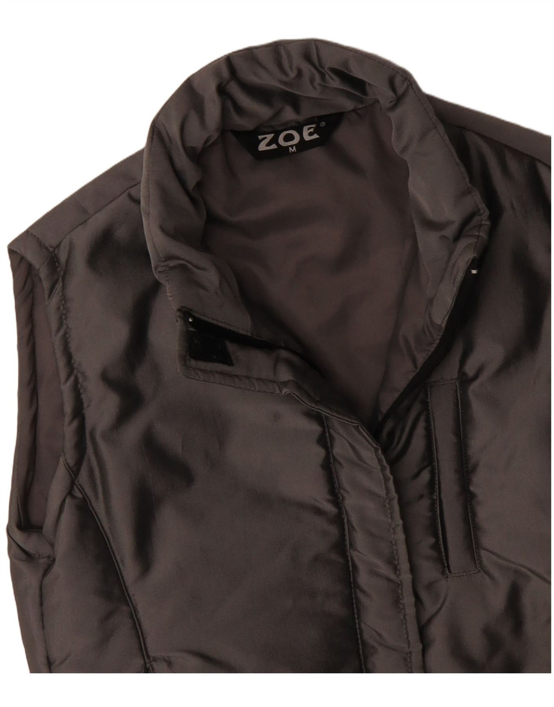 ZOE Gilet rembourré pour femme UK 14 Nylon gris moyen