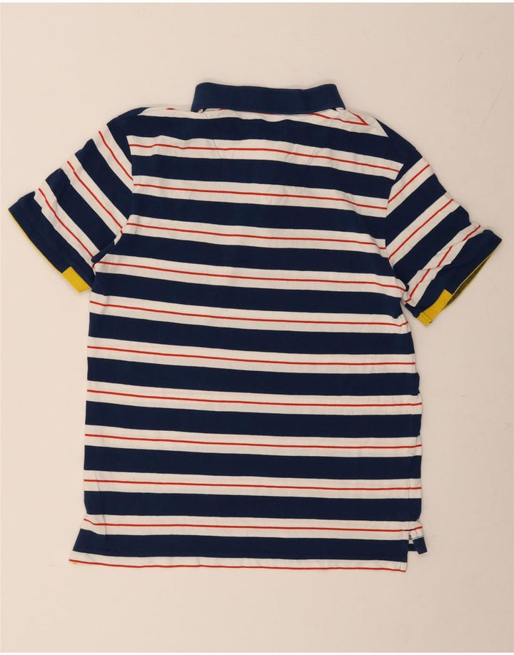NAUTICA Polo Homme Coton Rayé Bleu Marine Moyen