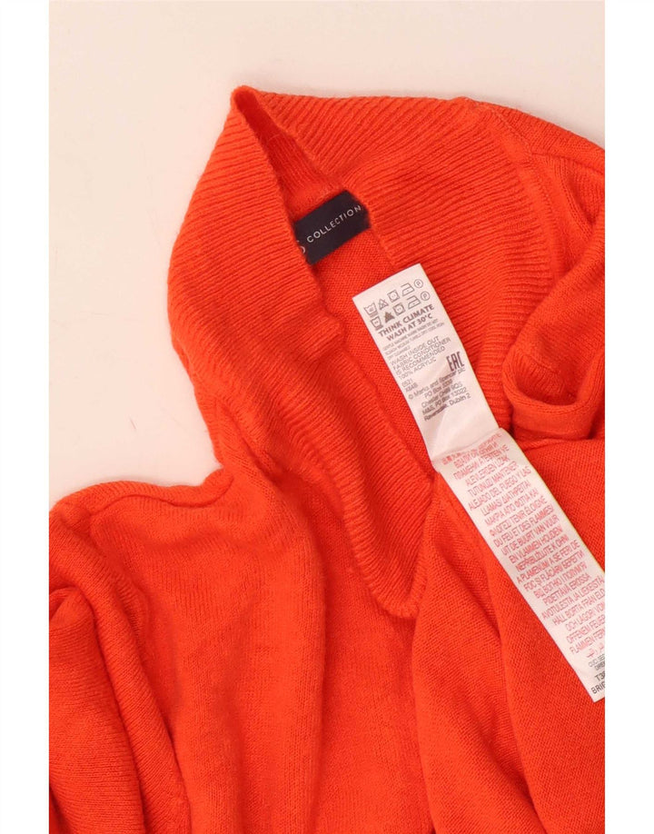Marks & Spencer Pull col roulé pour femme UK 14 Orange moyen