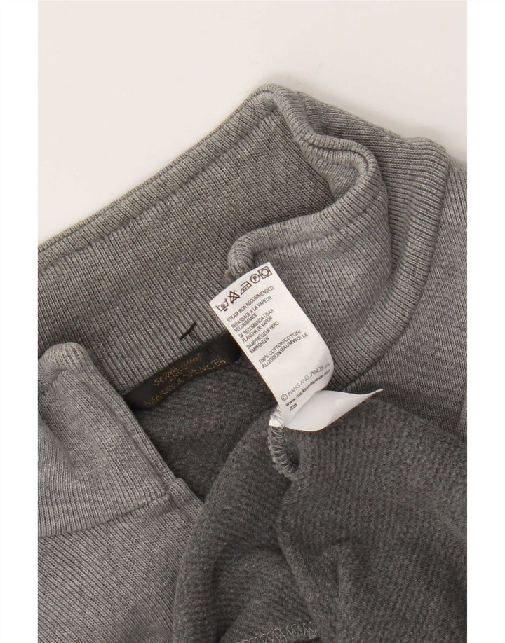 Marks & Spencer Veste de survêtement pour homme Petit gris Coton