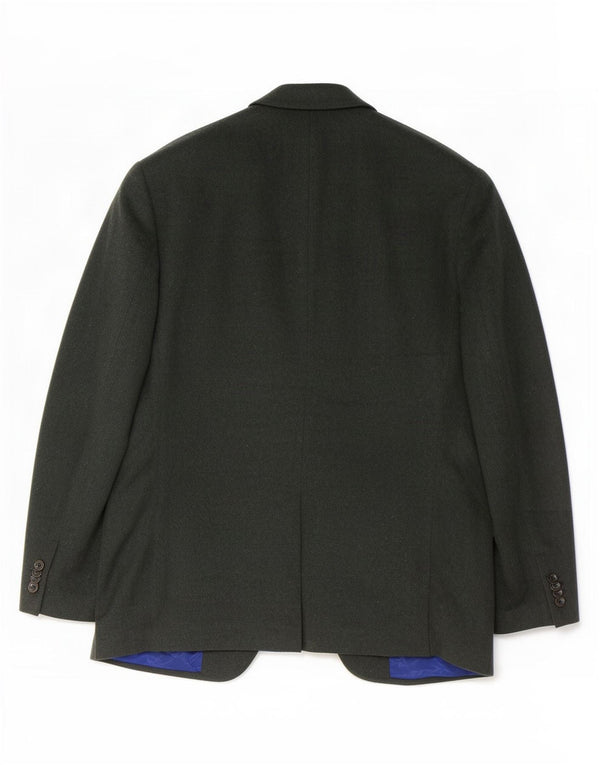 Marks & Spencer Veste blazer à 2 boutons pour homme UK 42 Large Kaki Laine