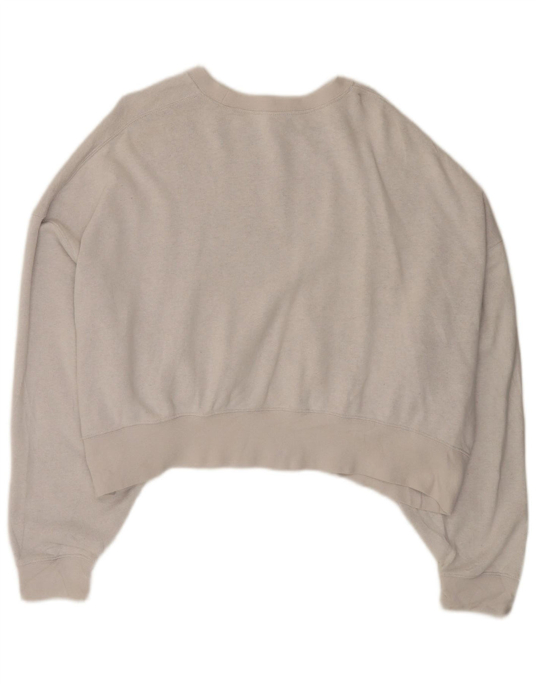 NIKE Sweat-shirt court surdimensionné pour femme UK 14 Coton gris moyen